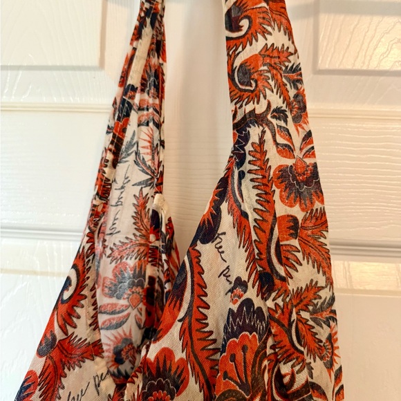 Free People tote NWOT.  Beautiful design and sturdy fabric.  #free people - Picture 5 of 5